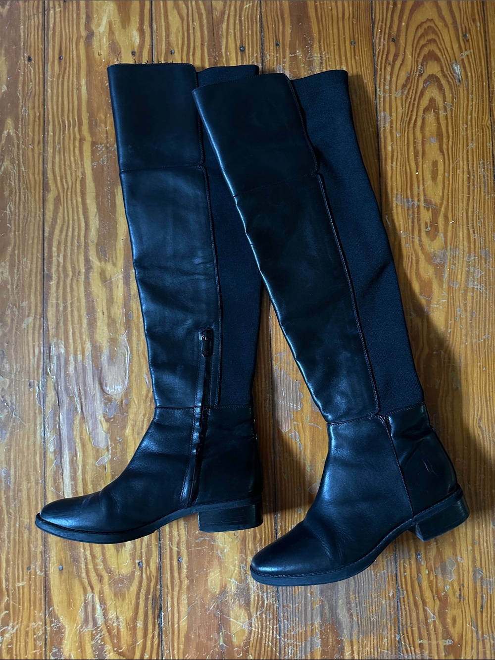 Sam Edelman “Pam” Leather Over the Knee Boots